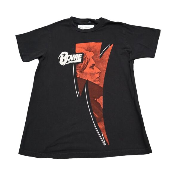 Tultex Shirt Mens Black Short Sleeve Crew Neck Graphic Print Pullover Tee - Picture 1 of 15